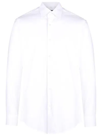 Hugo Boss H-hank Buttoned Shirt In White