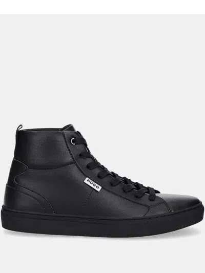 Hugo Boss Hi-top Sneakers In Black