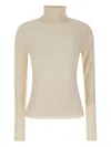 Hugo Boss High-neck Long-sleeve Sweater In Neutral