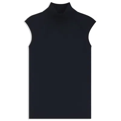 HUGO BOSS HIGH-NECK TOP IN MERINO WOOL