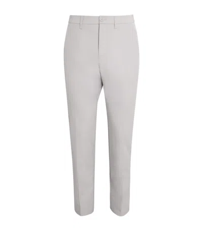 Hugo Boss High-stretch Commuter Trousers In Grey
