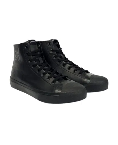Hugo Boss High-top Sneakers In Black