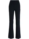 Hugo Boss Flared Leggings In Stretch Jersey In Blue