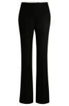 HUGO BOSS HIGH-WAISTED SLIM-FIT TROUSERS WITH FLARED LEG