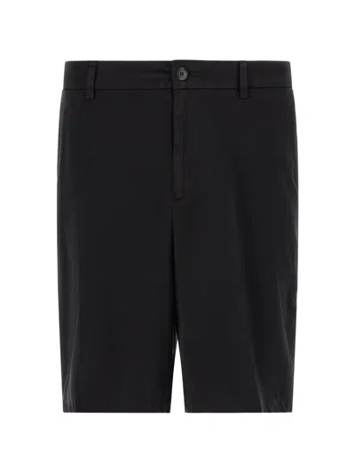 Hugo Boss H-kane1 Logo-patch Bermuda Shorts In Black