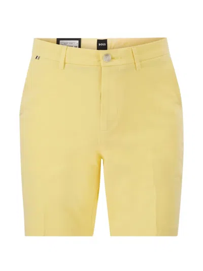 Hugo Boss H-kane1 Shorts In Yellow