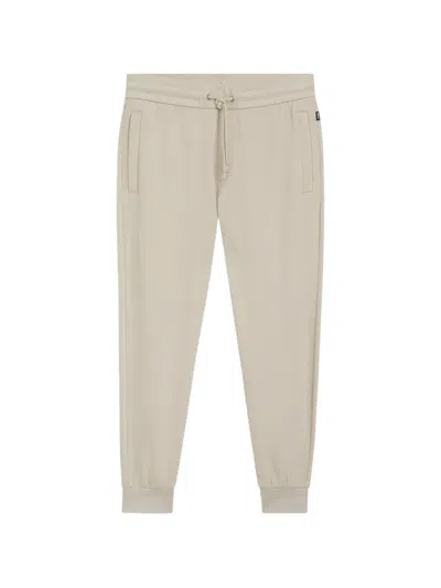 Hugo Boss H-lamont Drawstring-waist Track Pants In Brown