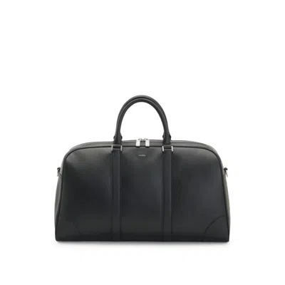 Hugo Boss Holdall With Silver-tone Hardware