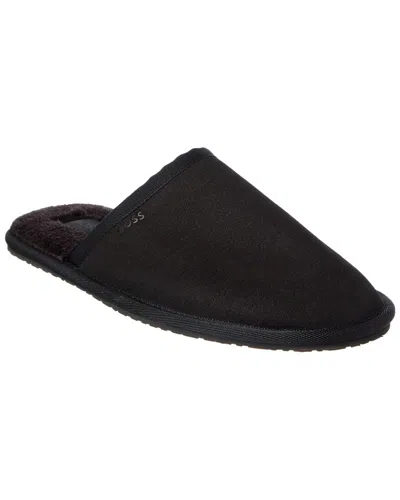 Hugo Boss Home Slipper In Black