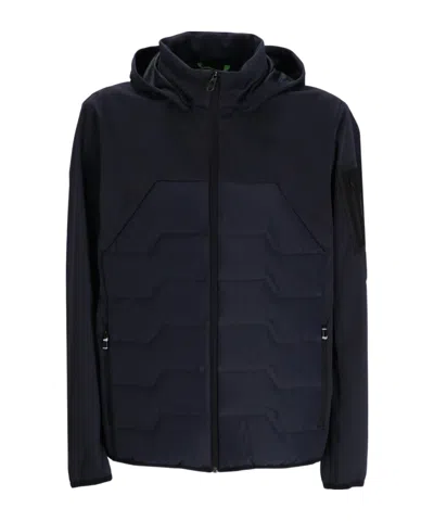 Hugo Boss Hooded Casual Jacket In Black