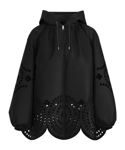 Hugo Boss Hooded Casual Jacket In Black
