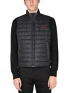Hugo Boss Black Mock Collar Jacket In Black