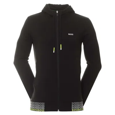 Hugo Boss Hooded Jacket In Black