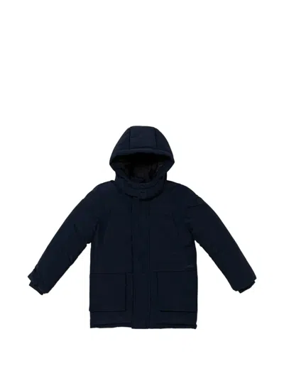 Hugo Boss Kids' Hooded Jacket In Blue