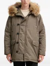 Hugo Boss Hooded Jacket In Brown