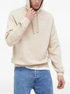 Hugo Boss Hooded Logo Sweatshirt In Neutral