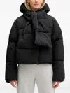 Hugo Boss Hooded Padded Jacket In Black