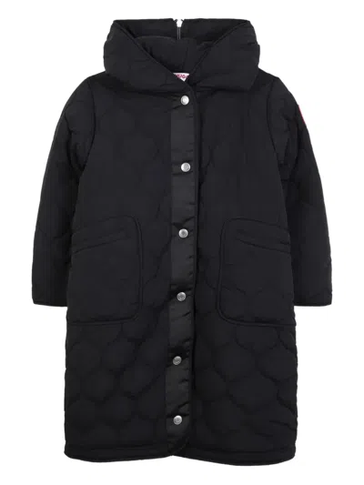 Hugo Boss Kids' Hooded Parka In Black