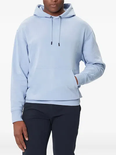 Hugo Boss Hooded Pocket Sweatshirt In Blue