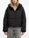 Hugo Boss Hooded Puffer Jacket In Black