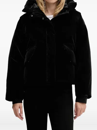 Hugo Boss Hooded Puffer Jacket In Black
