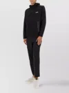 Hugo Boss Hooded Sweater With Long Sleeves And Side Pockets In Black