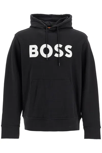 HUGO BOSS HOODED SWEATSHIRT WITH