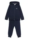 Hugo Boss Hooded Tracksuit Set In Blue