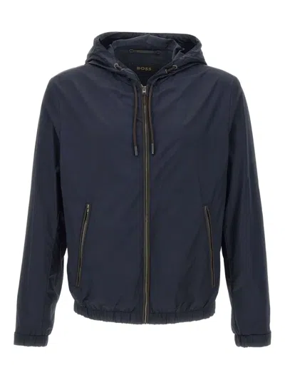 Hugo Boss Hooded Zip-up Jacket