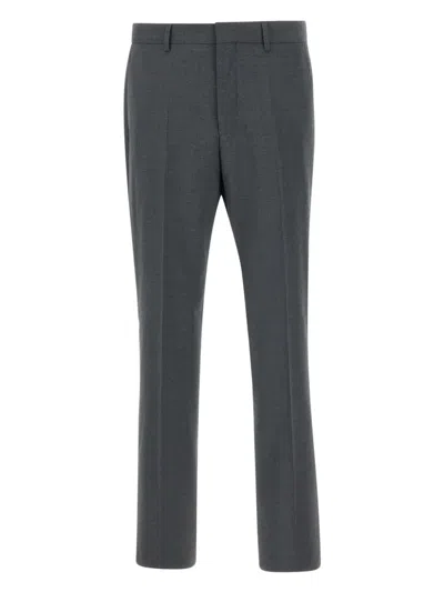 Hugo Boss Hook-zip Trousers In Black