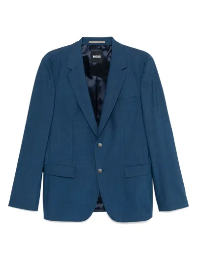 Hugo Boss Houston Blazer In Blue