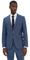 Hugo Boss Houston Blazer Open Blue In Open Blue