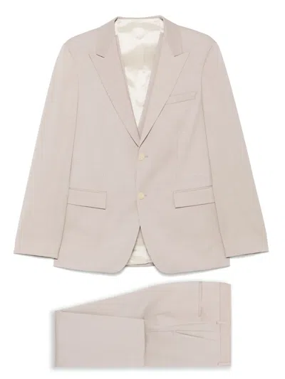 Hugo Boss Houston Three-piece Suit In Neutrals