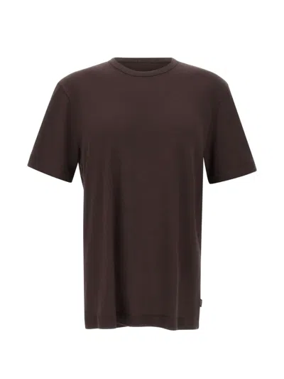 Hugo Boss H-taut T-shirt In Burgundy