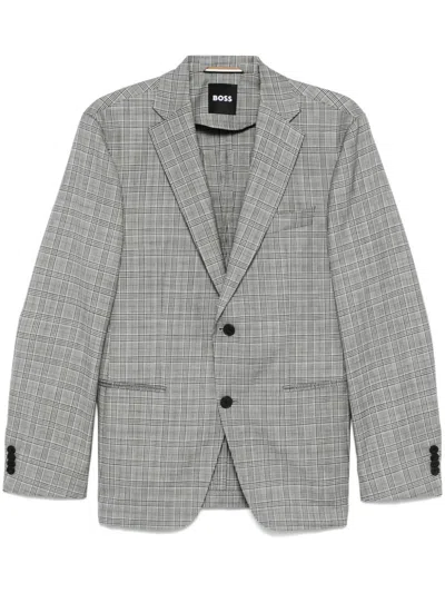Hugo Boss Huge Blazer In Grey