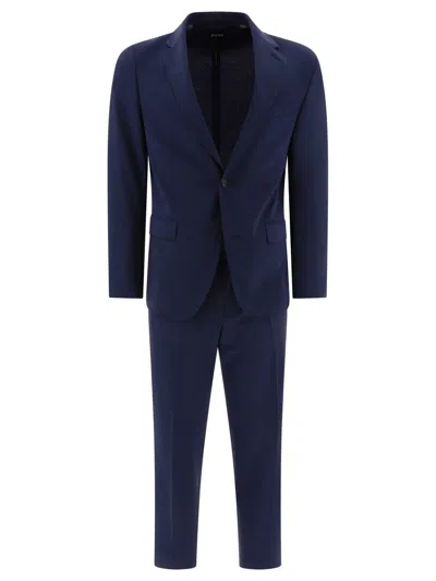 Hugo Boss "huge" Suit In Blue