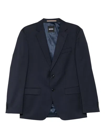 Hugo Boss Huge Two-button Suit In Blue