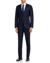 Hugo Boss Single-breasted Two-piece Suit In Virgin Wool Boss In Navy
