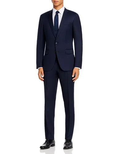 HUGO BOSS HUGE/GENIUS WOOL TWILL SLIM FIT SUIT,5042589448001