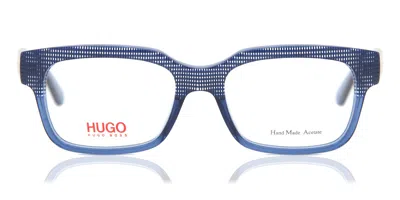 Hugo Boss Hugo 0117 Fra Men's Glasses Blue Size 52 - Free Lenses - Blue Light Block Available