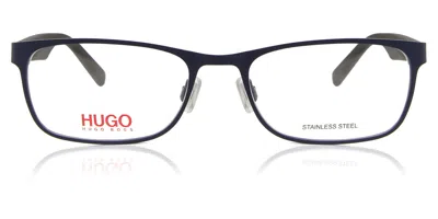 Hugo Boss Hugo 0209 4nz Men's Glasses Blue Size 54 - Free Lenses - Blue Light Block Available In Black