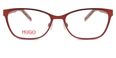 Hugo Boss Hugo 1008 Women's Glasses, Burgundy, Size 54 In Red