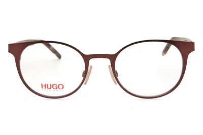 Hugo Boss Hugo 1042 7bl Women's Glasses Burgundy Size 49 - Free Lenses - Blue Light Block Available In Matte Burgundy