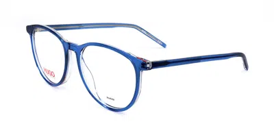 Hugo Boss Hugo 1098 Oxz Men's Glasses Blue Size 52 - Free Lenses - Blue Light Block Available In Transparent Blue