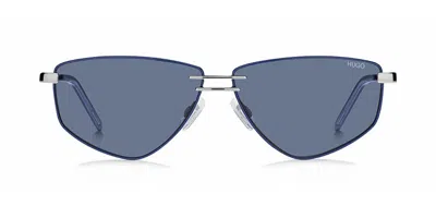 Hugo Boss Hugo 1167/s Dty/ku Men's Sunglasses Blue Size 60