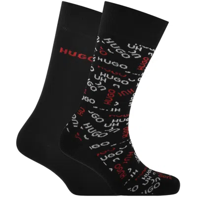 Hugo Boss Hugo 2 Pack Socks Black