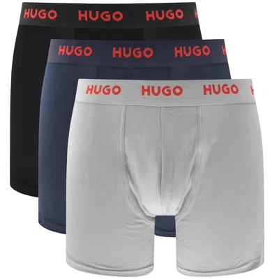 Hugo Boss Hugo 3 Pack Boxers Open Blue