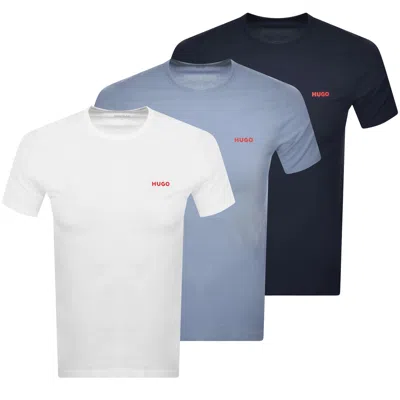 Hugo Boss Hugo 3 Pack Crew Neck T Shirts In Multi