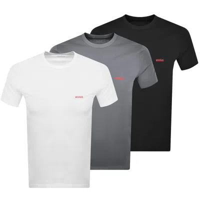 Hugo Boss Hugo 3 Pack Crew Neck T Shirts In Grey