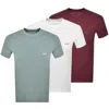 Hugo Boss Hugo 3 Pack Crew Neck T Shirts In Multi